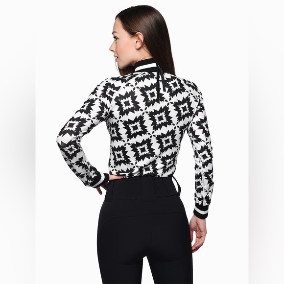 BOGNER Women's Madeline First Layer Top Black and White - Picture 2 of 15